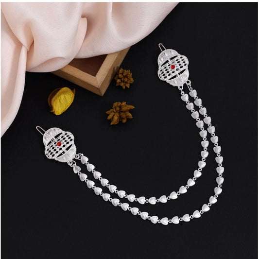 Women's Silver Color Hair Pin / Juda Pin