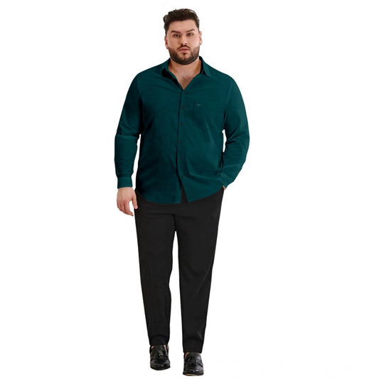 Mens Casual Cotton Solid Full Sleeve Shirt (Rama)