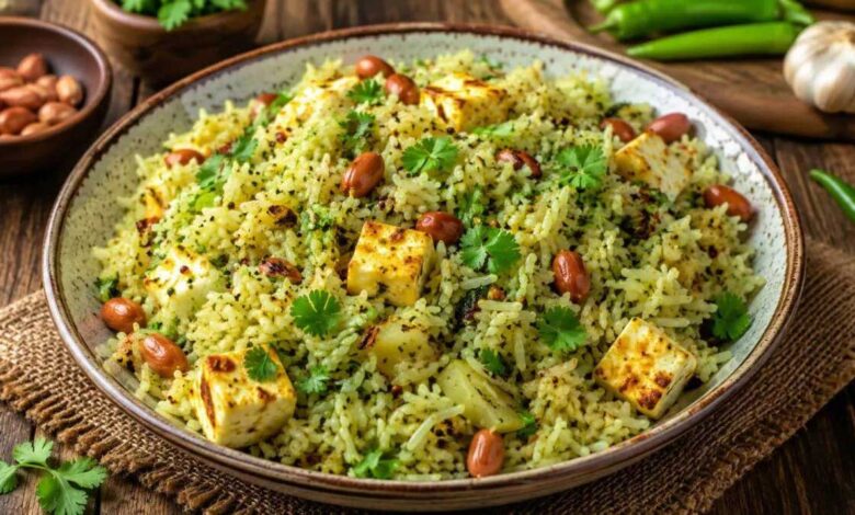 Make Maharashtrian-style Thecha Pulao a delicious pulao with chutney