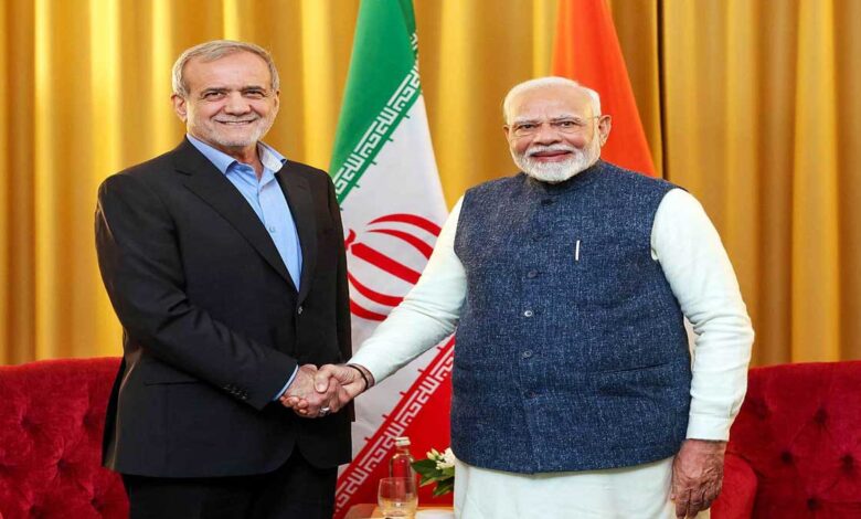 SCO Summit 2026 Iranian President Pezeshkian meets PM Modi India Iran friendship