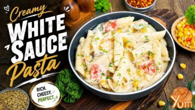 White Sauce Pasta Recipe A perfect combination of flavor and creamy texture