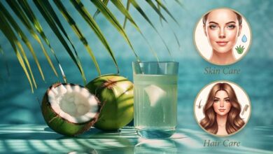5 amazing benefits of coconut water for your skin and hair.