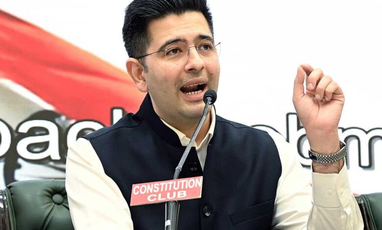 Allegations leveled against Raghav Chadha (AAP) regarding shifting of names in the Punjab voter list