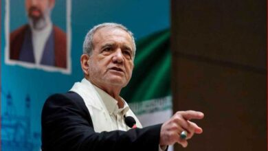 Iran President Pezeshkian calls for unity at Tehran parade