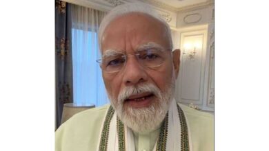 PM Modi took aim at the Congress over the ‘echo of lies’.