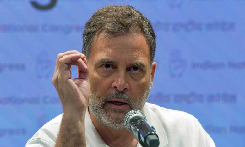 Rahul Gandhi alleged collusion between the BJP and the EC in the TMC controversy