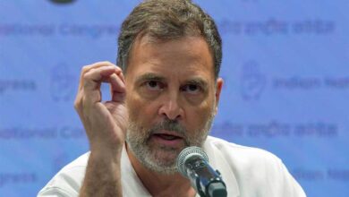 Rahul Gandhi hits back over Congress candidate arrest