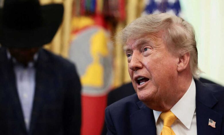 Trump major announcement regarding attacks on Iran Paykax Mountain